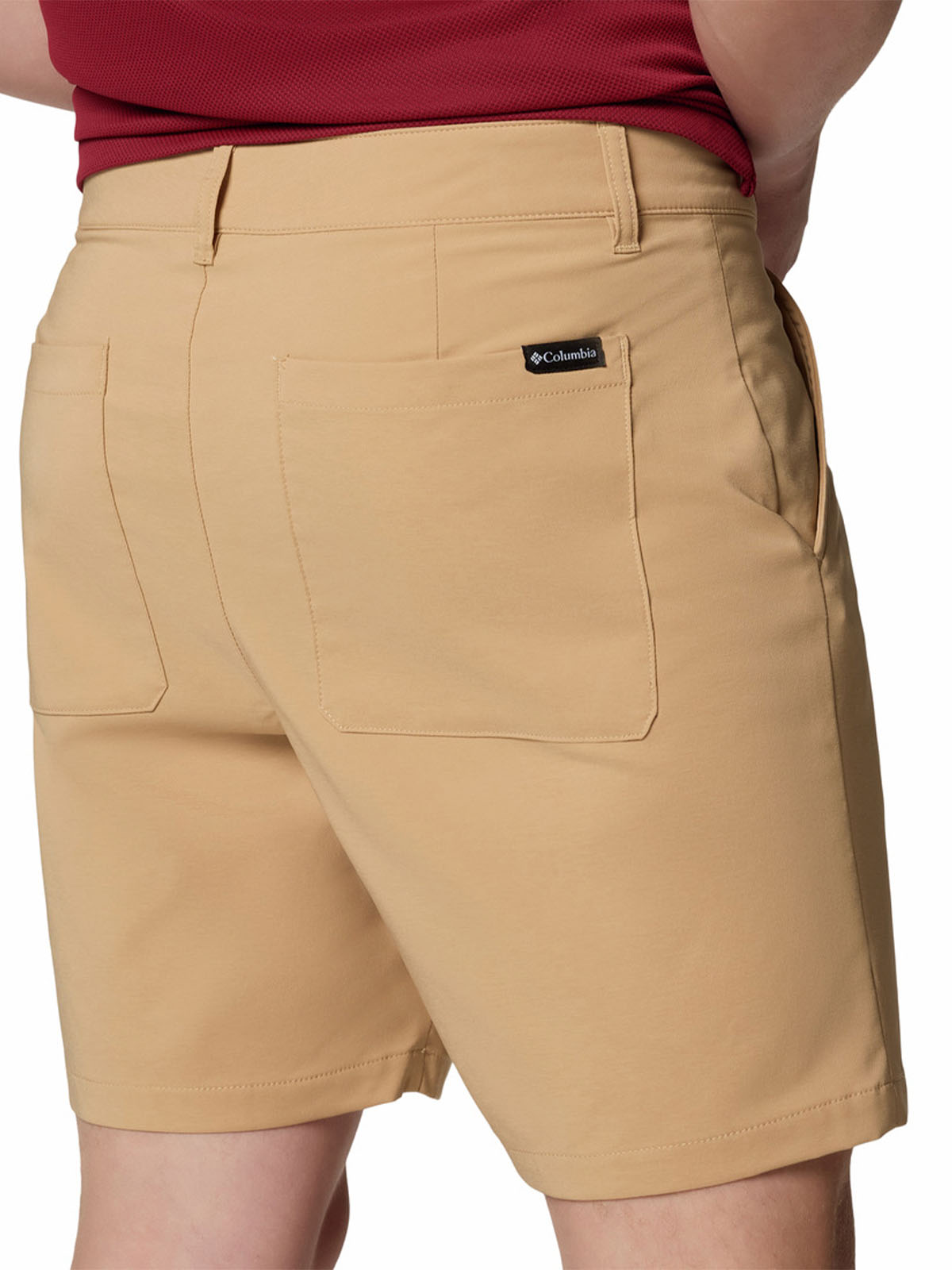 SHORT HOMBRE SAGE PEAK CHINO BEIGE COLUMBIA - 4