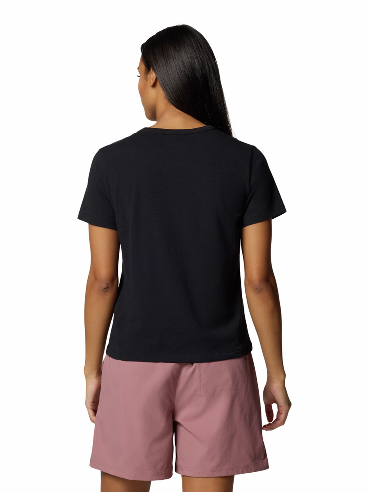 POLERA MANGA CORTA MUJER SUN TREK II NEGRO COLUMBIA - 5