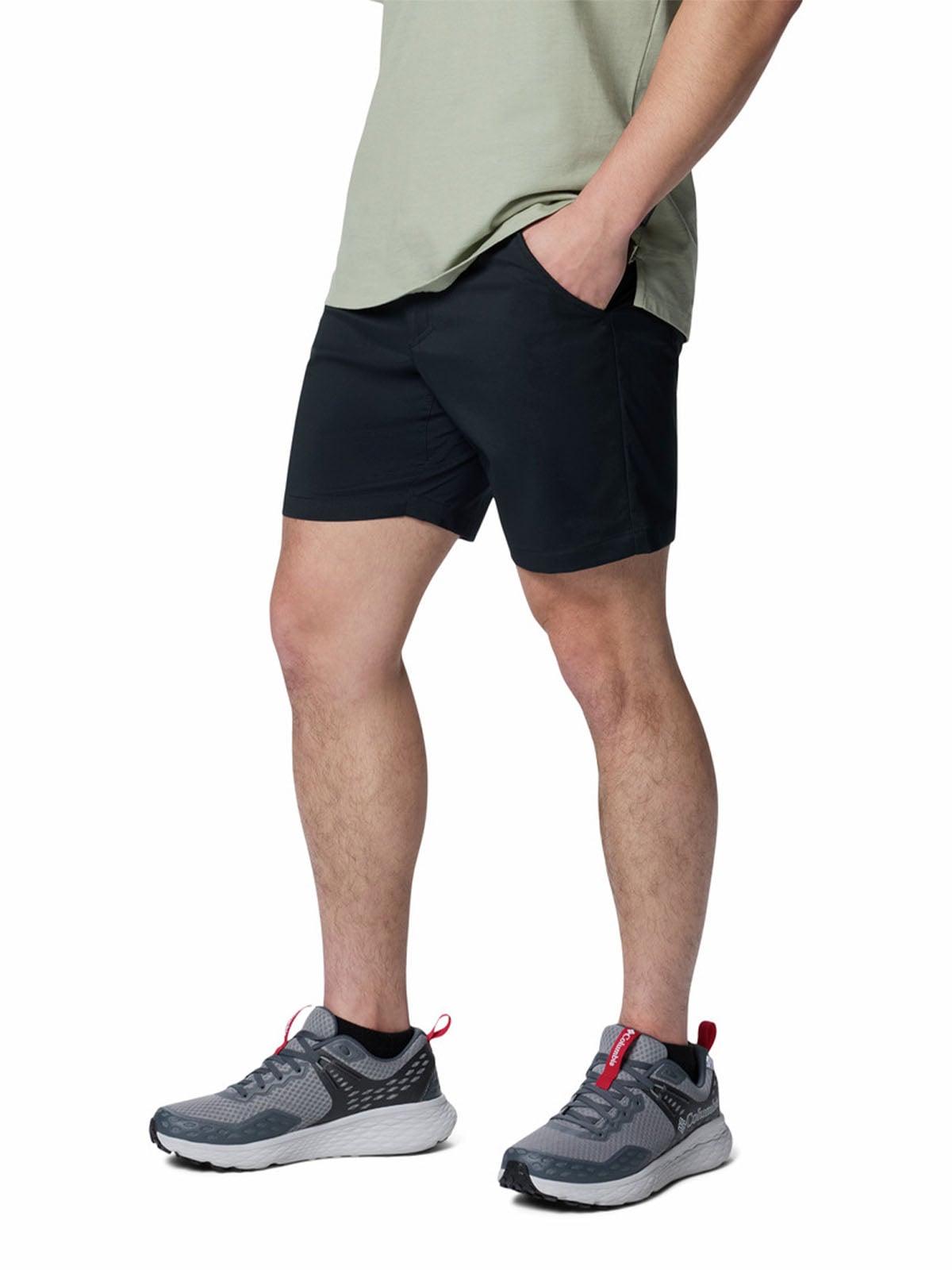 SHORT HOMBRE SAGE PEAK CHINO NEGRO COLUMBIA - 2