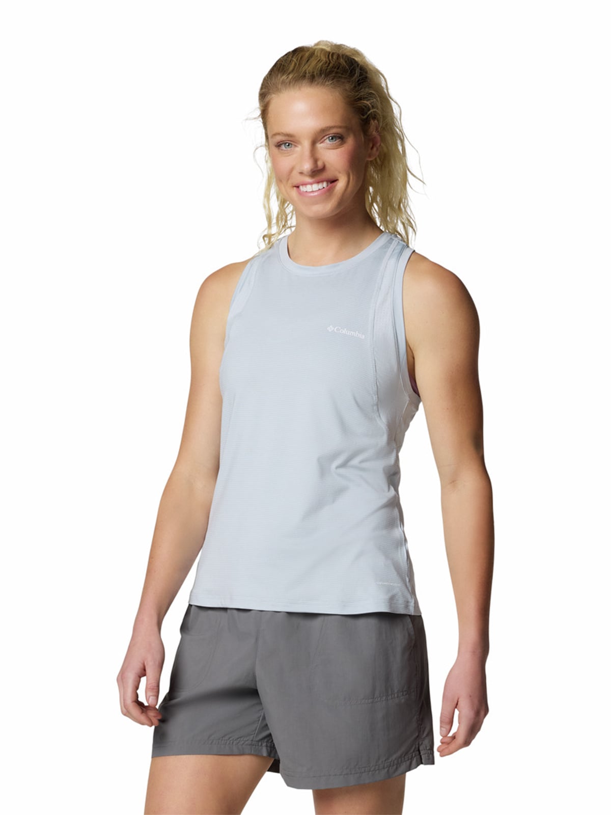 POLERA SIN MANGAS MUJER WEEKEND ASCENT GRIS COLUMBIA - 2