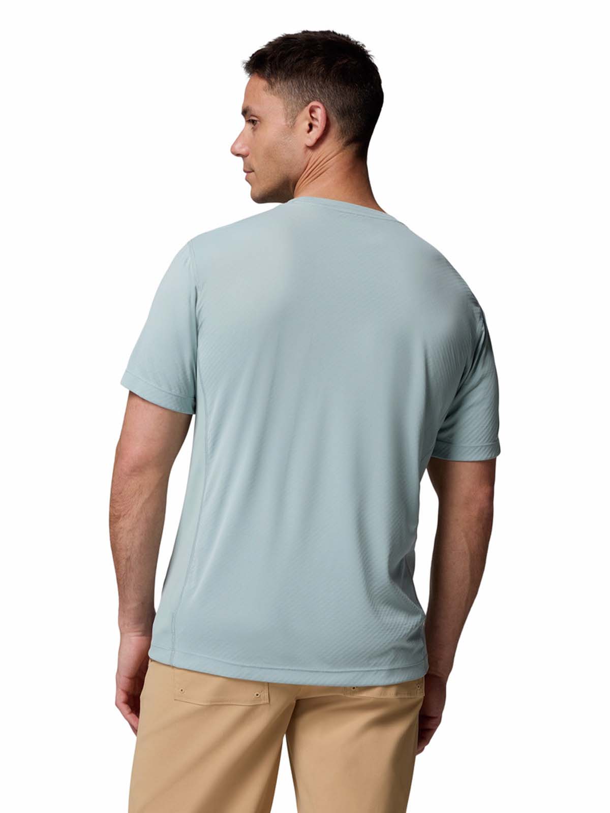 POLERA M/C HOMBRE ZERO RULES LIGHT CELESTE COLUMBIA - 5