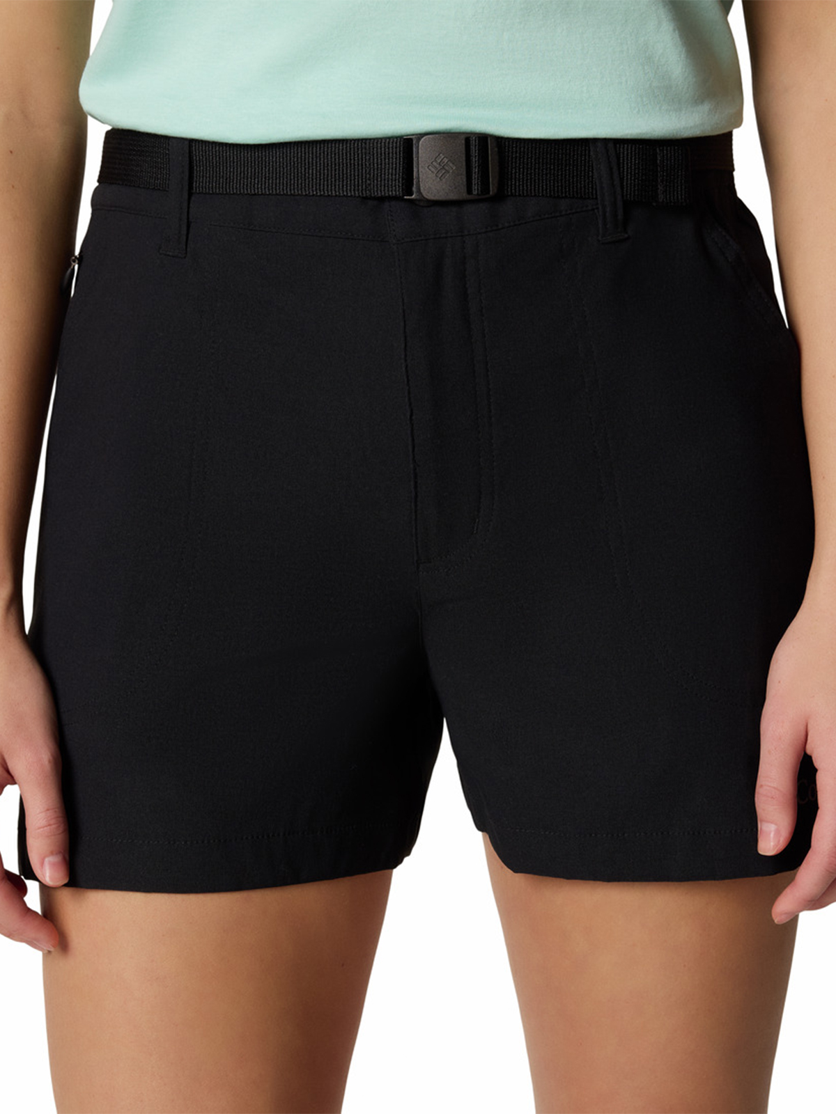 SHORT MUJER BREA FALLS NYLON NEGRO COLUMBIA - 4