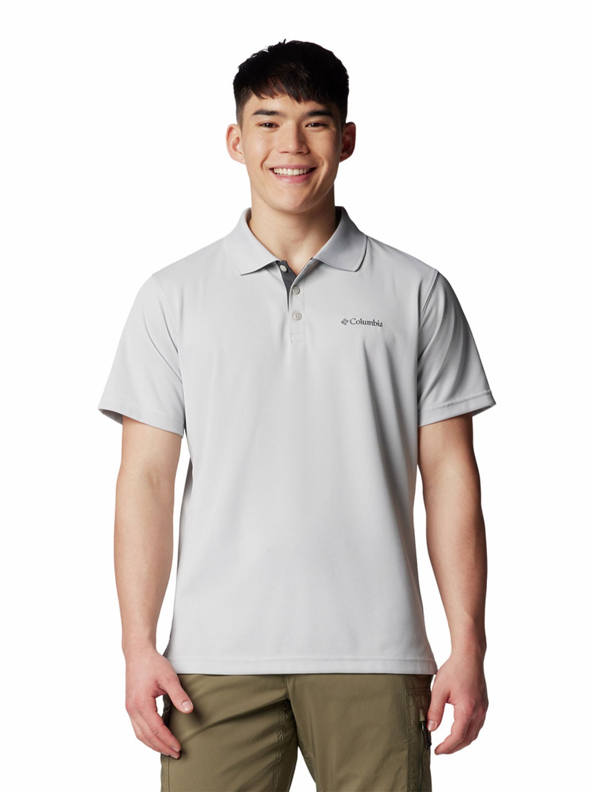 POLERA MANGA CORTA HOMBRE UTILIZER GRIS COLUMBIA - 1
