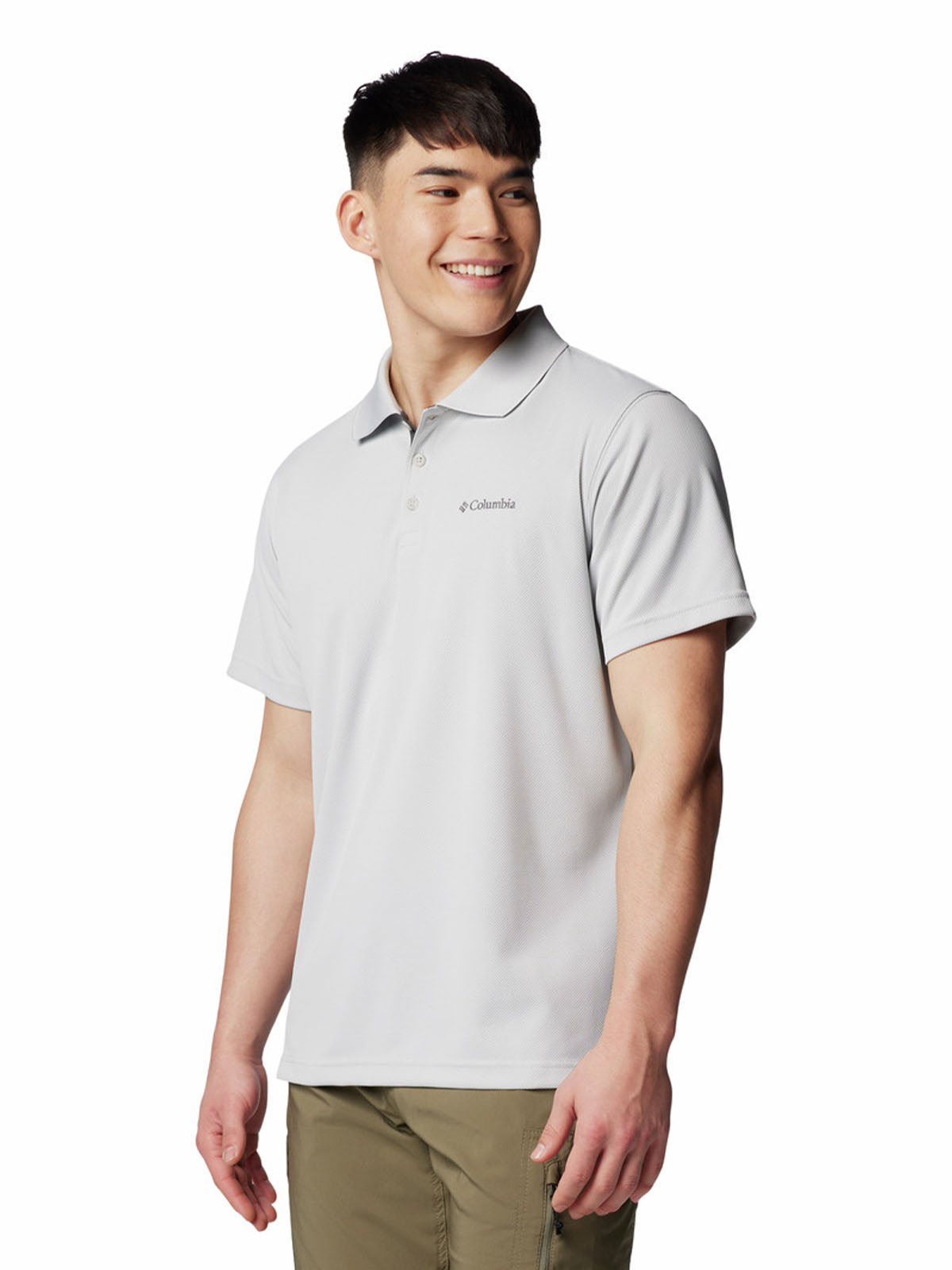 POLERA MANGA CORTA HOMBRE UTILIZER GRIS COLUMBIA - 2