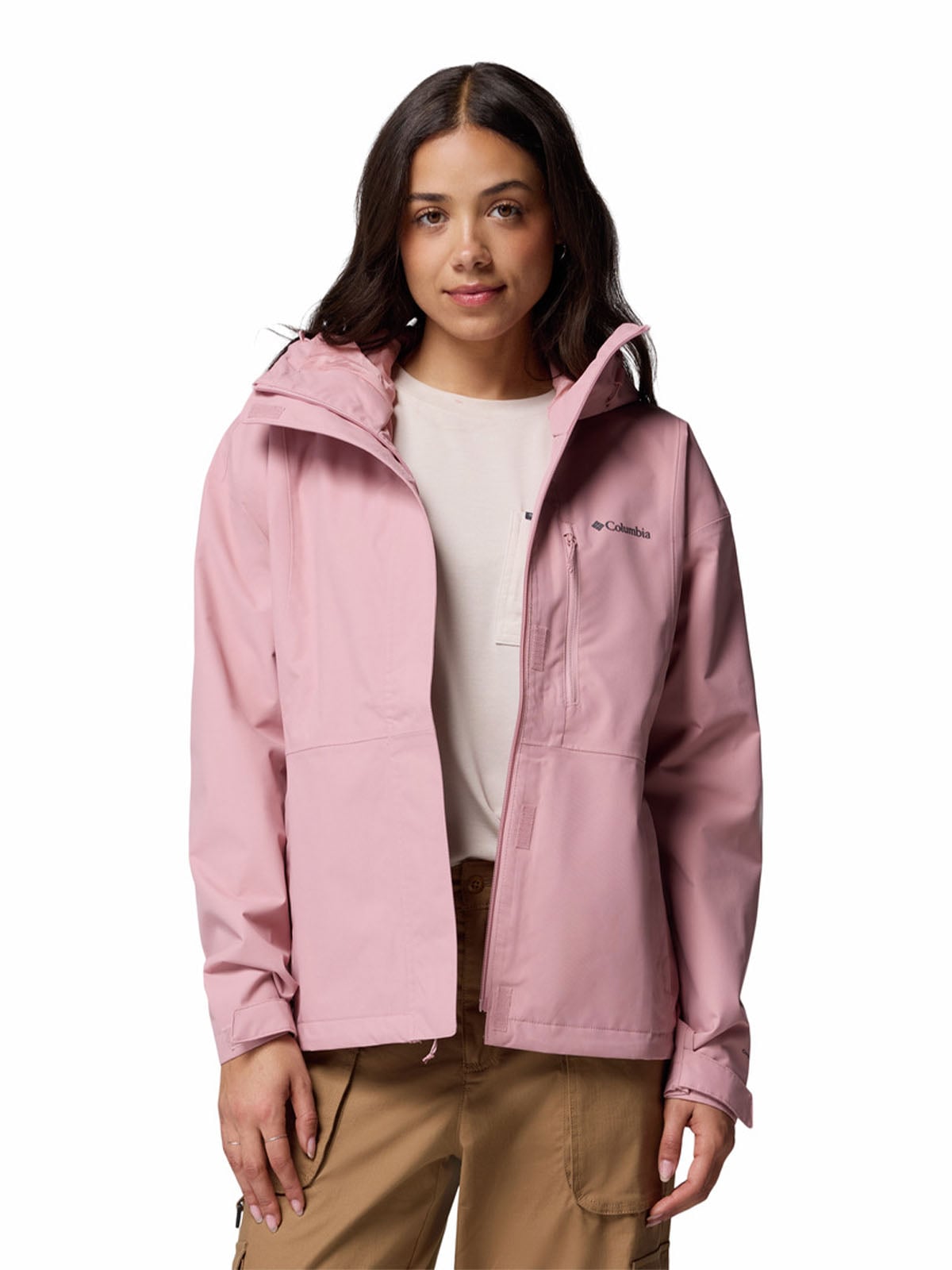 CORTAVIENTO MUJER HIKEBOUND II ROSADO COLUMBIA - 2