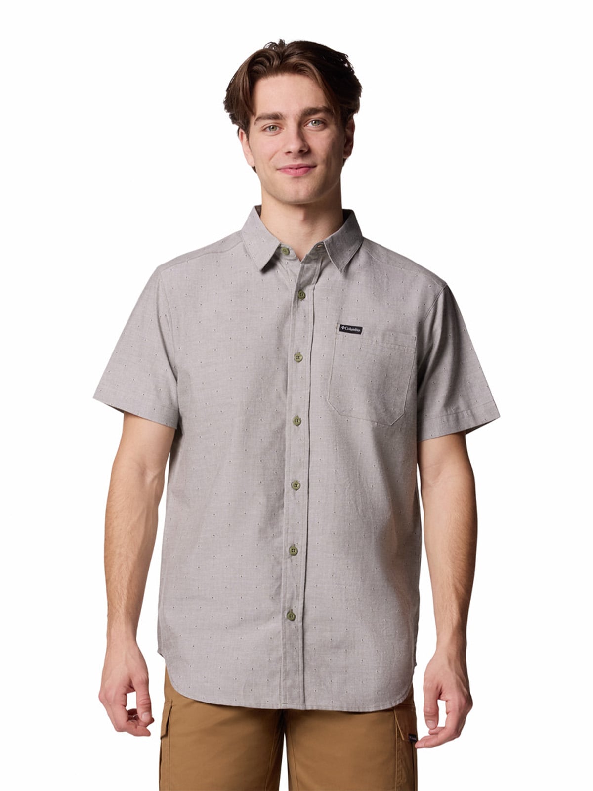 COLUMBIA CAMISA M/C HOMBRE RAPID RIVERS NOVELTY VERDE COLUMBIA