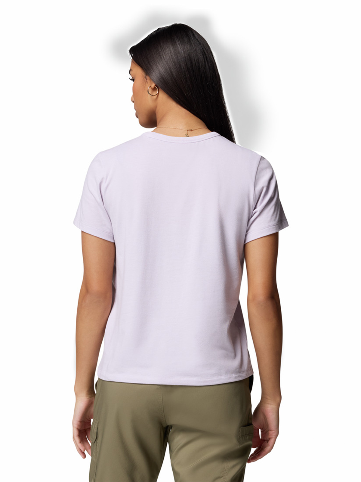 POLERA MANGA CORTA MUJER SUN TREK II MORADO COLUMBIA - 5