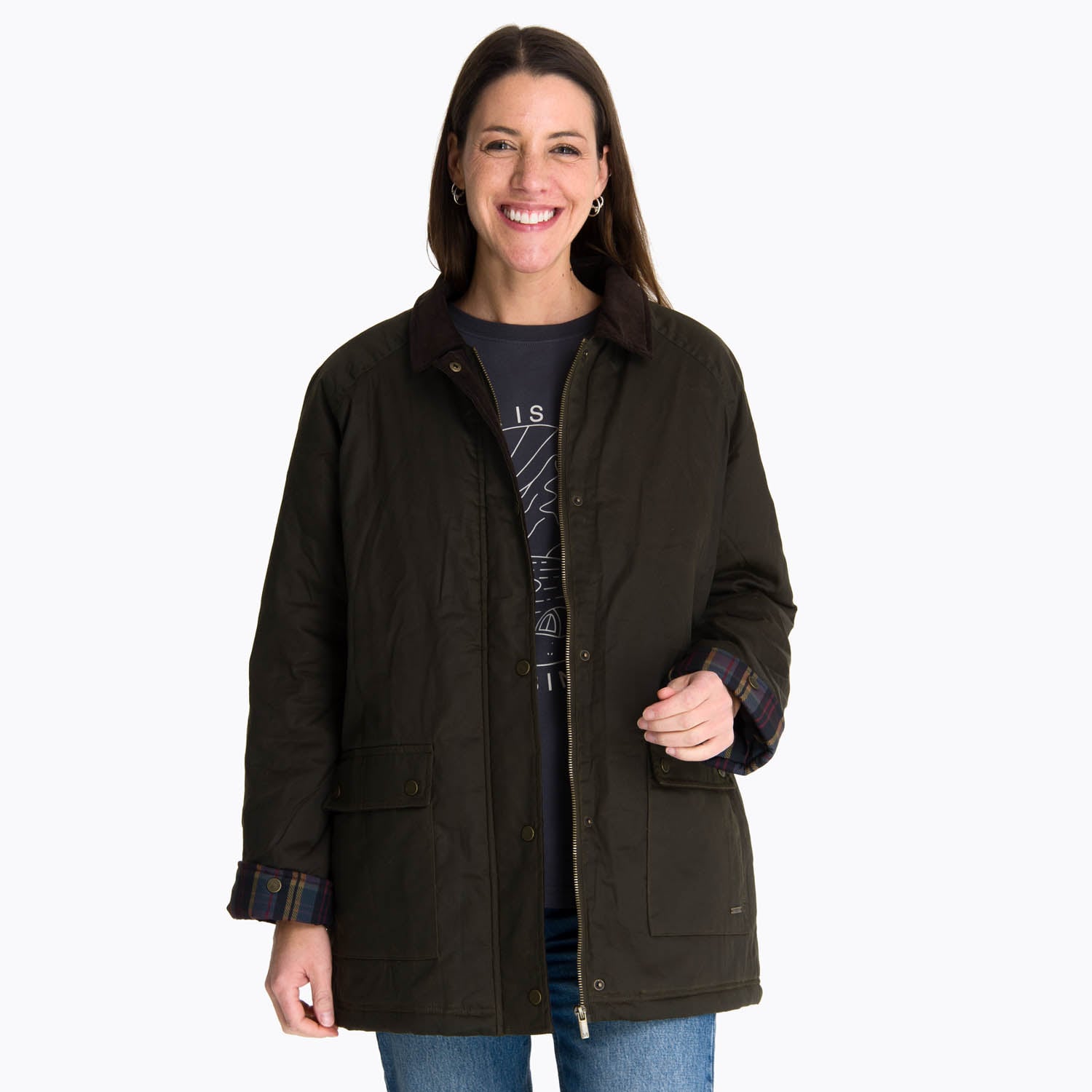 CHAQUETA MUJER WAPIER VERDE OSCURO MERRELL - 1