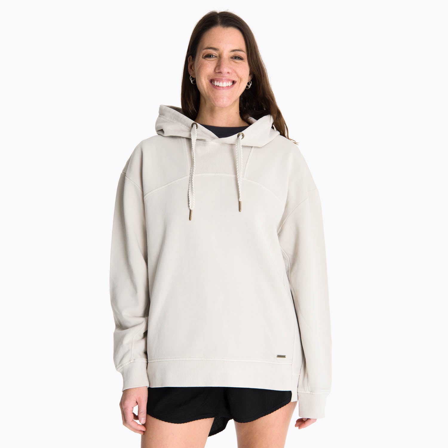 POLERON MUJER HOODIE AREWHANA CREMA MERRELL - 1