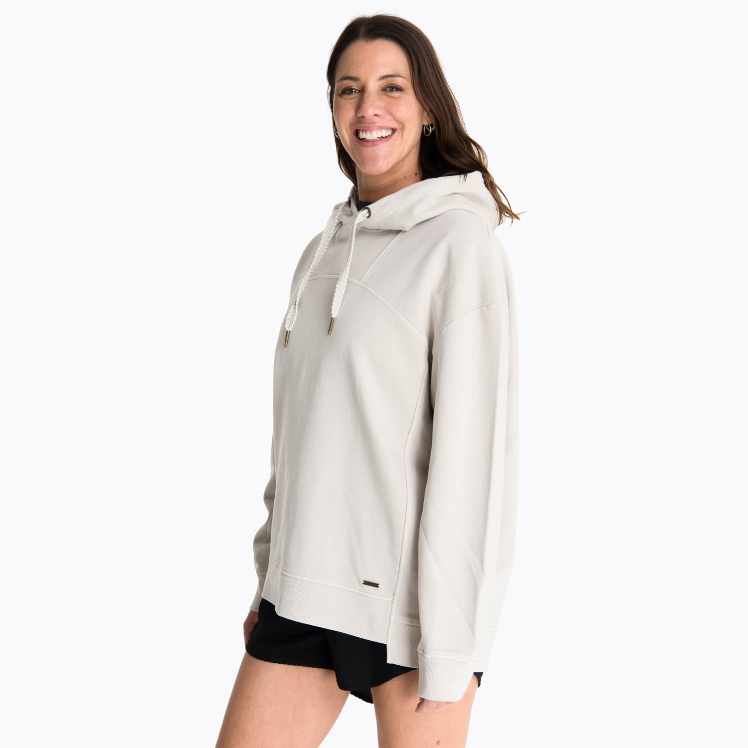 POLERON MUJER HOODIE AREWHANA CREMA MERRELL - 2