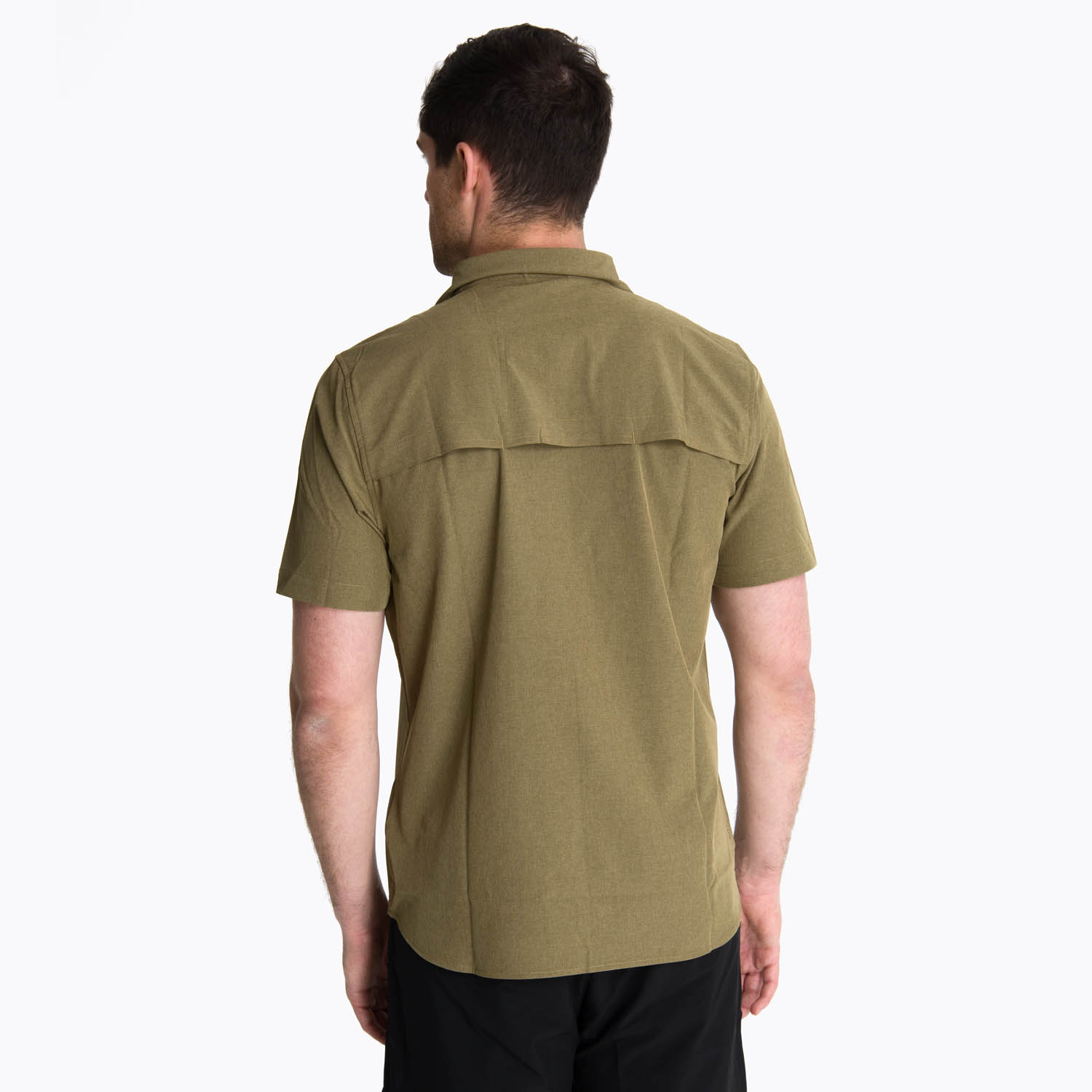 CAMISA MANGA CORTA HOMBRE AKAROA VERDE MUSGO MERRELL - 4