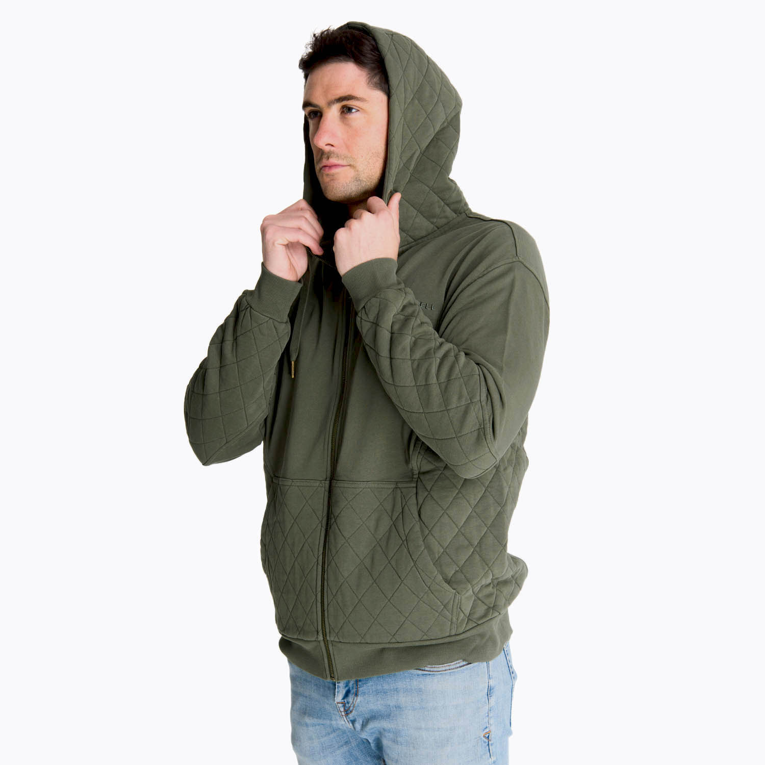 POLERON HOMBRE RUSSELL VERDE OSCURO MERRELL - 2