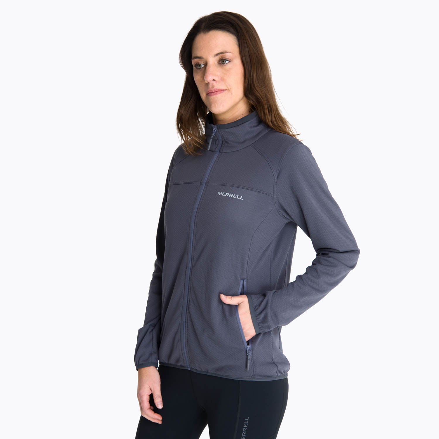 POLERON MUJER KOATI GRIS OSCURO  MERRELL - 2