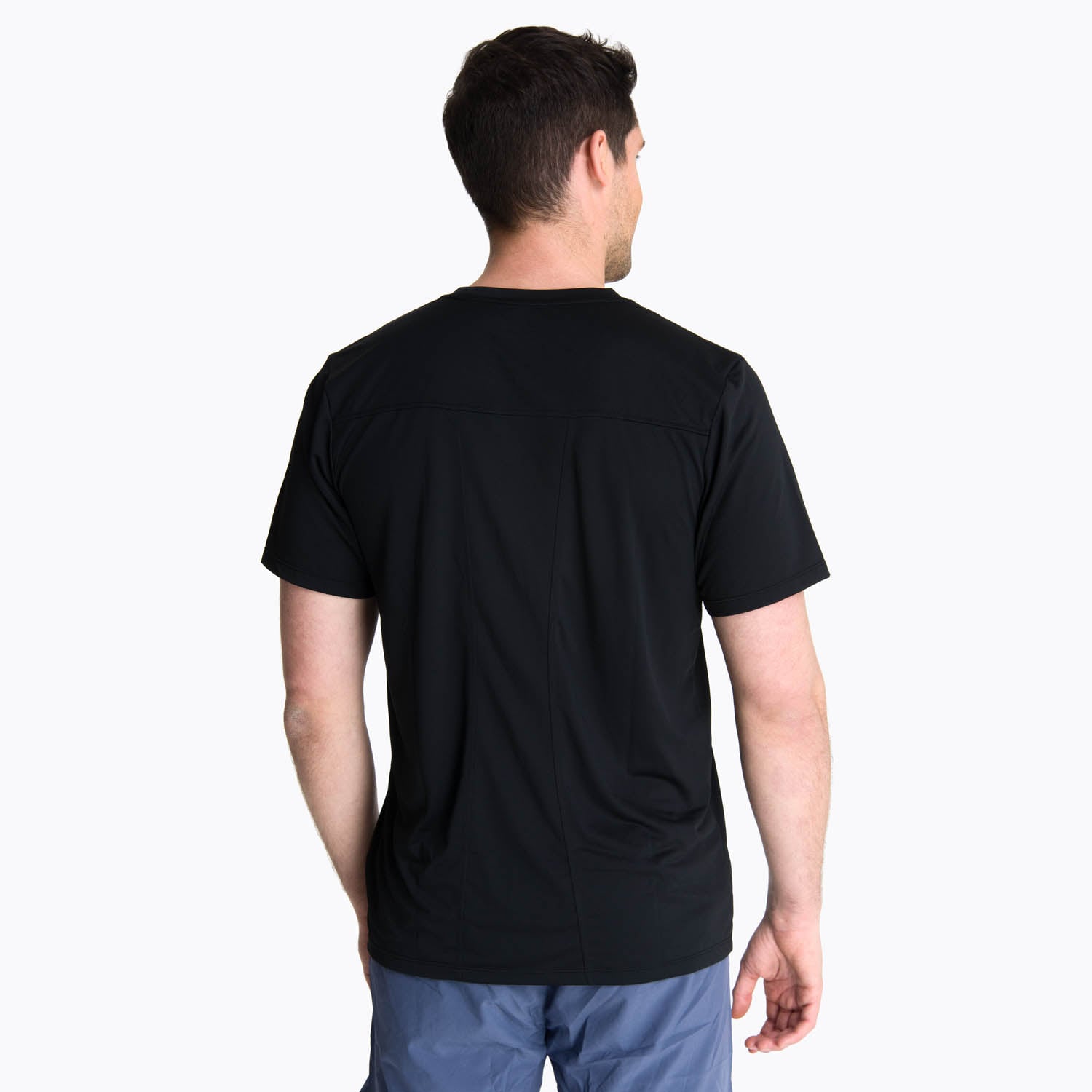 POLERA MANGA CORTA HOMBRE BIRDSVILLE NEGRO MERRELL - 4