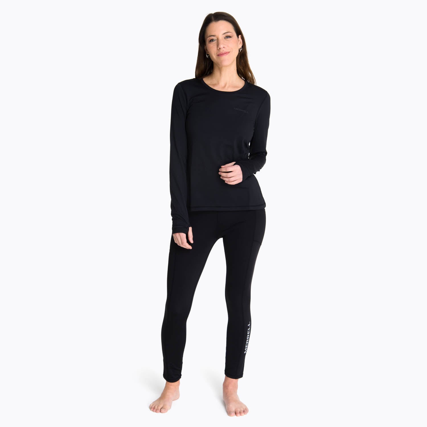 PRIMERA CAPA SUPERIOR MUJER HAMILTON NEGRO MERRELL - 7