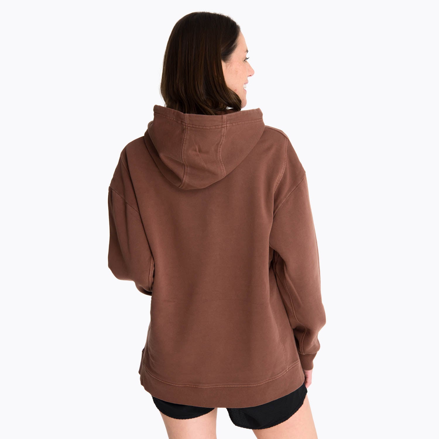 POLERON MUJER HOODIE AREWHANA TERRACOTA MERRELL - 4
