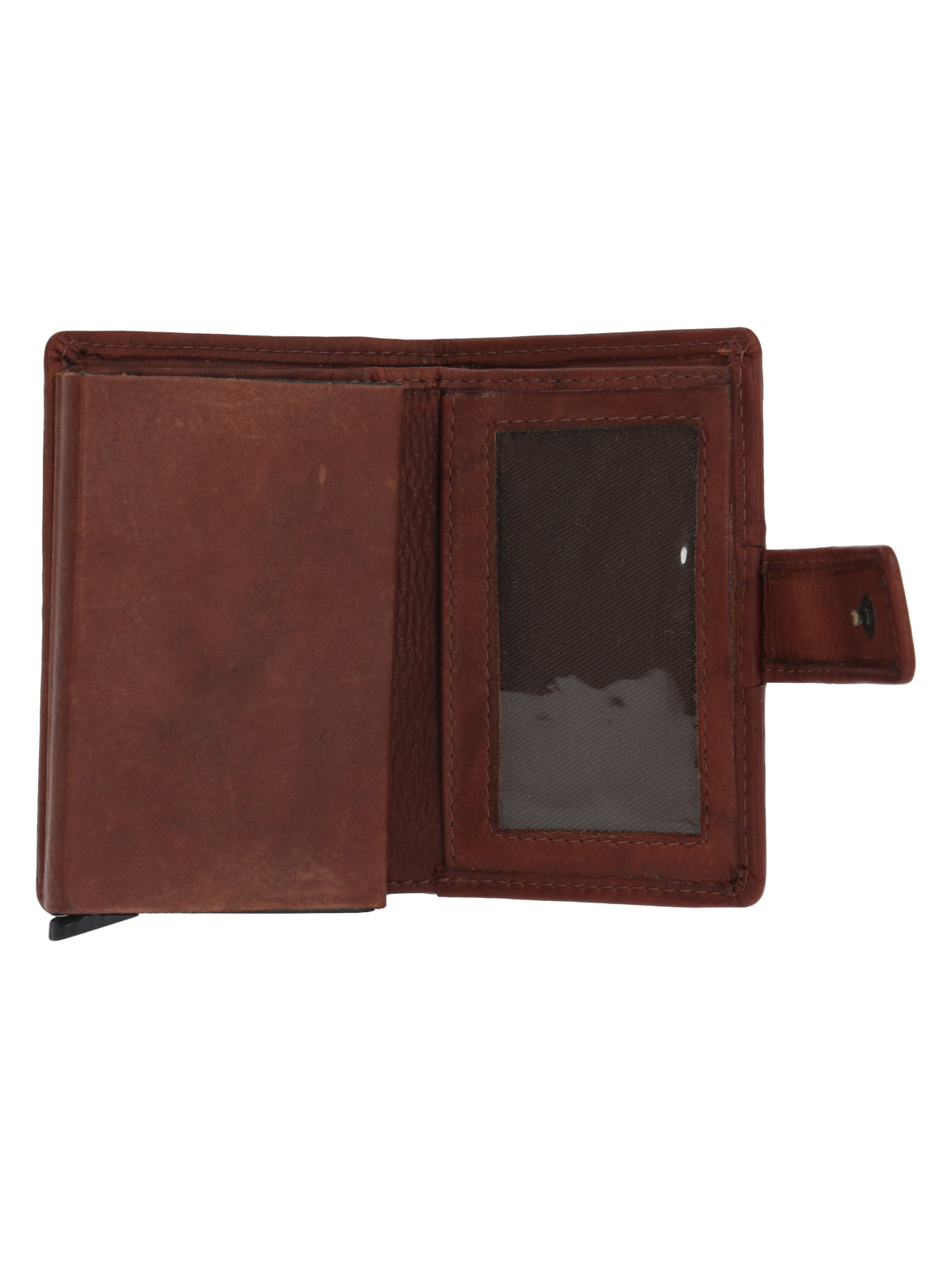 BILLETERA CUERO HOMBRE AQ MULTICARDS CAFE  ROCKFORD - 3