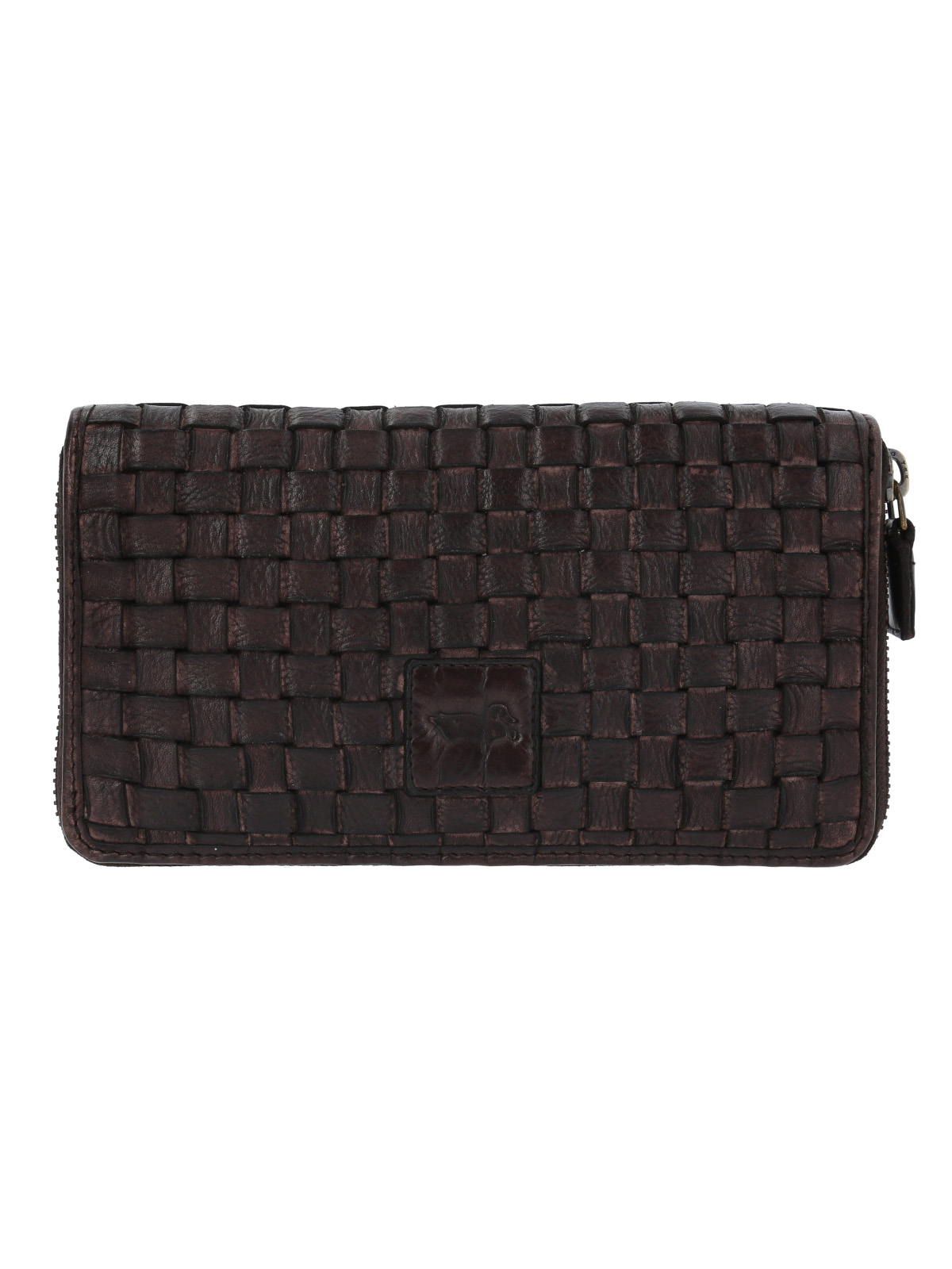 BILLETERA CUERO MUJER WS BRAID ZIPAROUND CAFE  ROCKFORD - 1