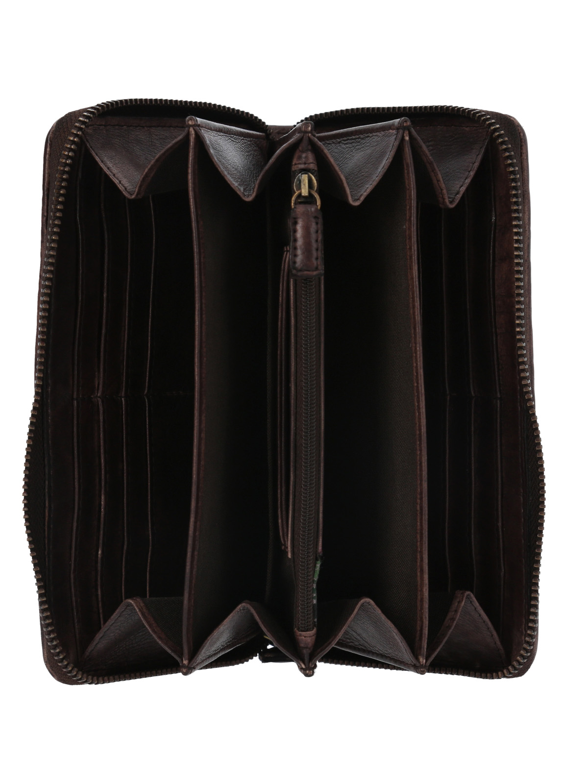 BILLETERA CUERO MUJER WS BRAID ZIPAROUND CAFE  ROCKFORD - 3