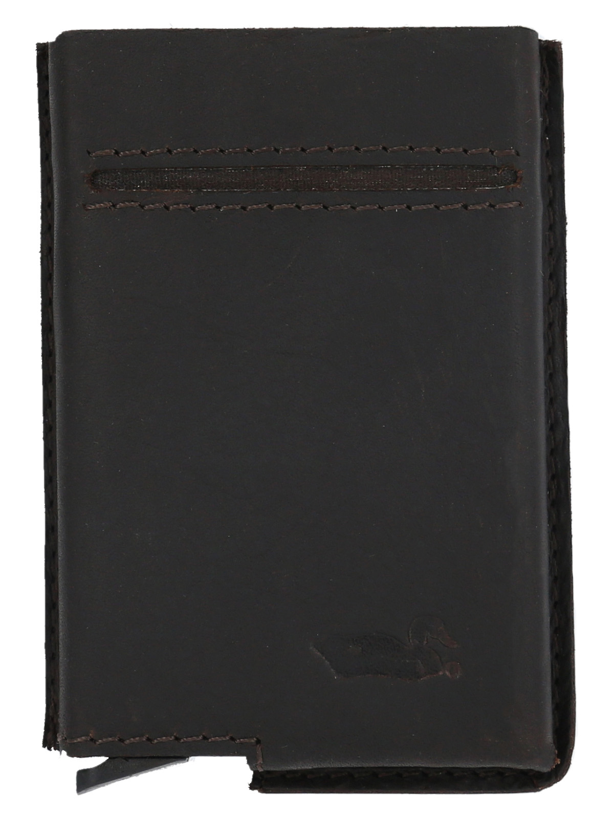 TARJETERO CUERO HOMBRE SIMPLE MULTICARDS CAFE  ROCKFORD - 1