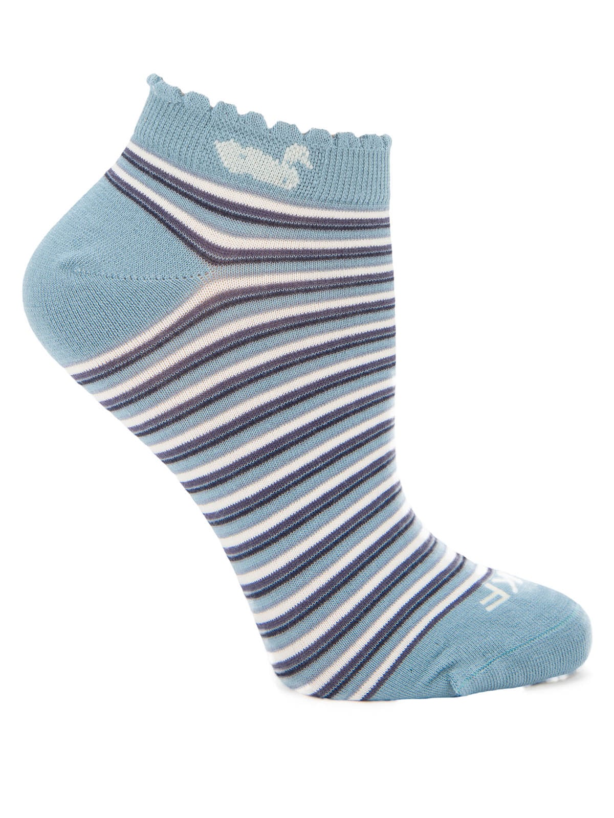 CALCETIN BAMBU MUJER PED ST STRIPE AZUL ROCKFORD - 1
