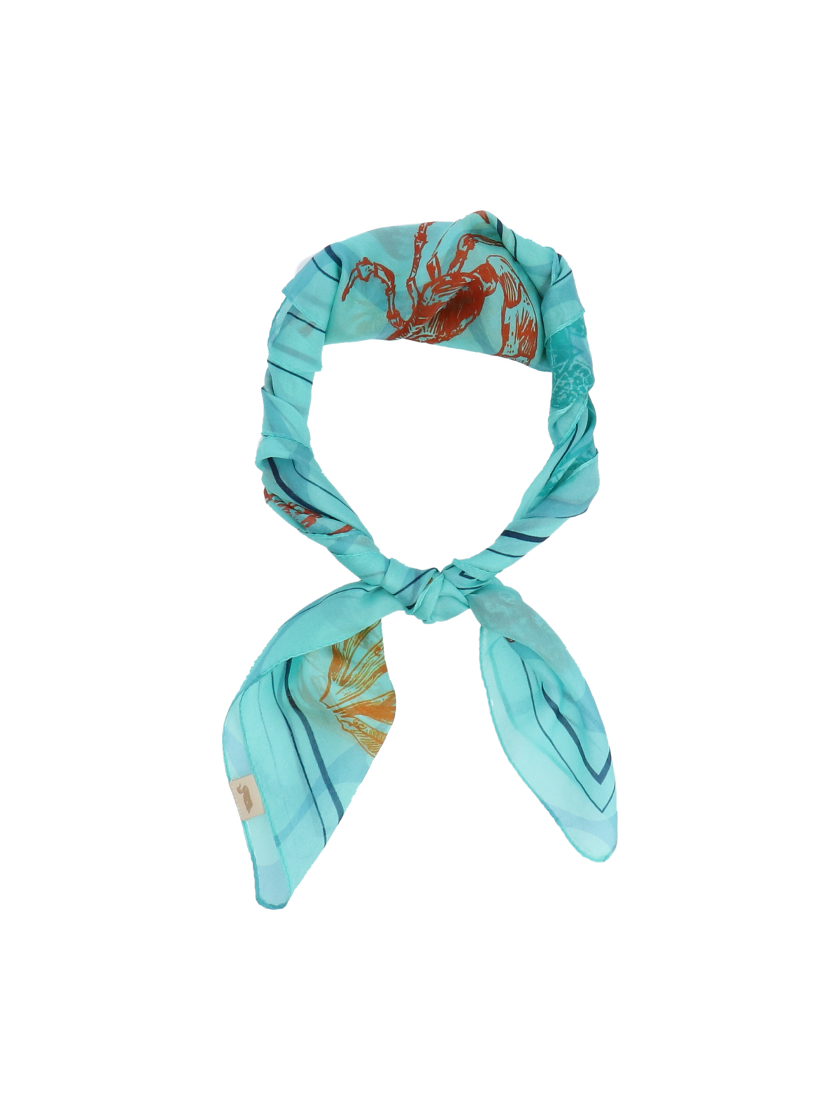 PAÑUELO SEDA MUJER RKF SILK BALTIC MULTICOLOR ROCKFORD - 1