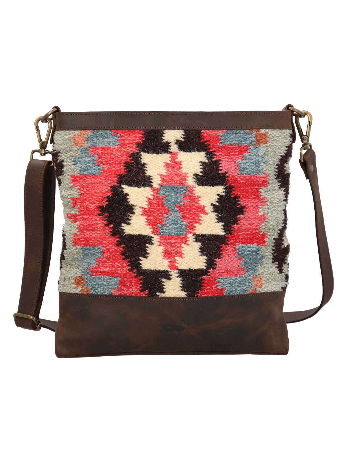 CARTERA CUERO MUJER KL DAYA CROSS MULTICOLOR ROCKFORD - 1