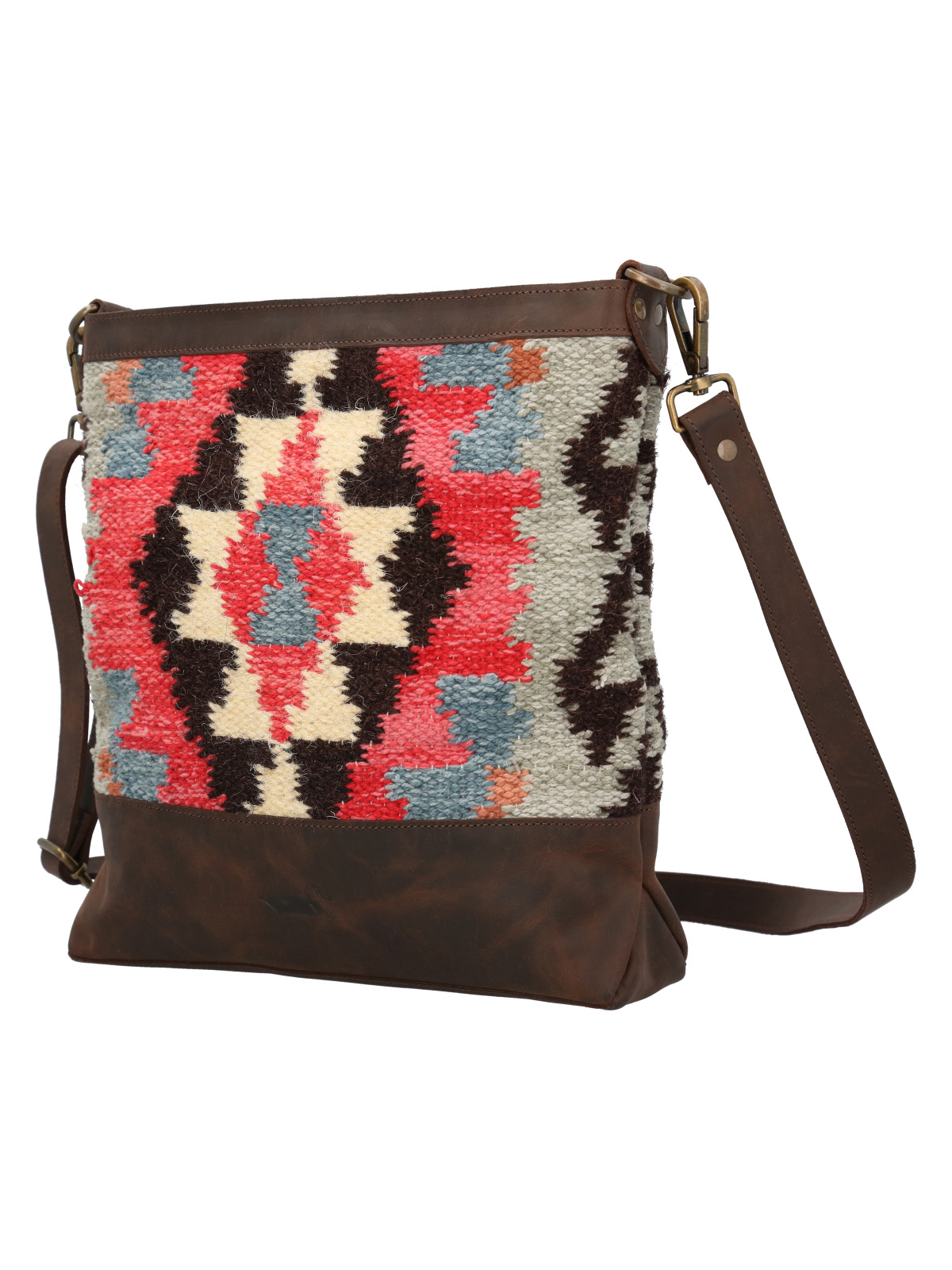 CARTERA CUERO MUJER KL DAYA CROSS MULTICOLOR ROCKFORD - 2
