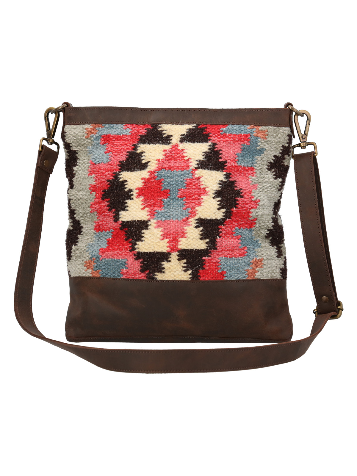 CARTERA CUERO MUJER KL DAYA CROSS MULTICOLOR ROCKFORD - 3