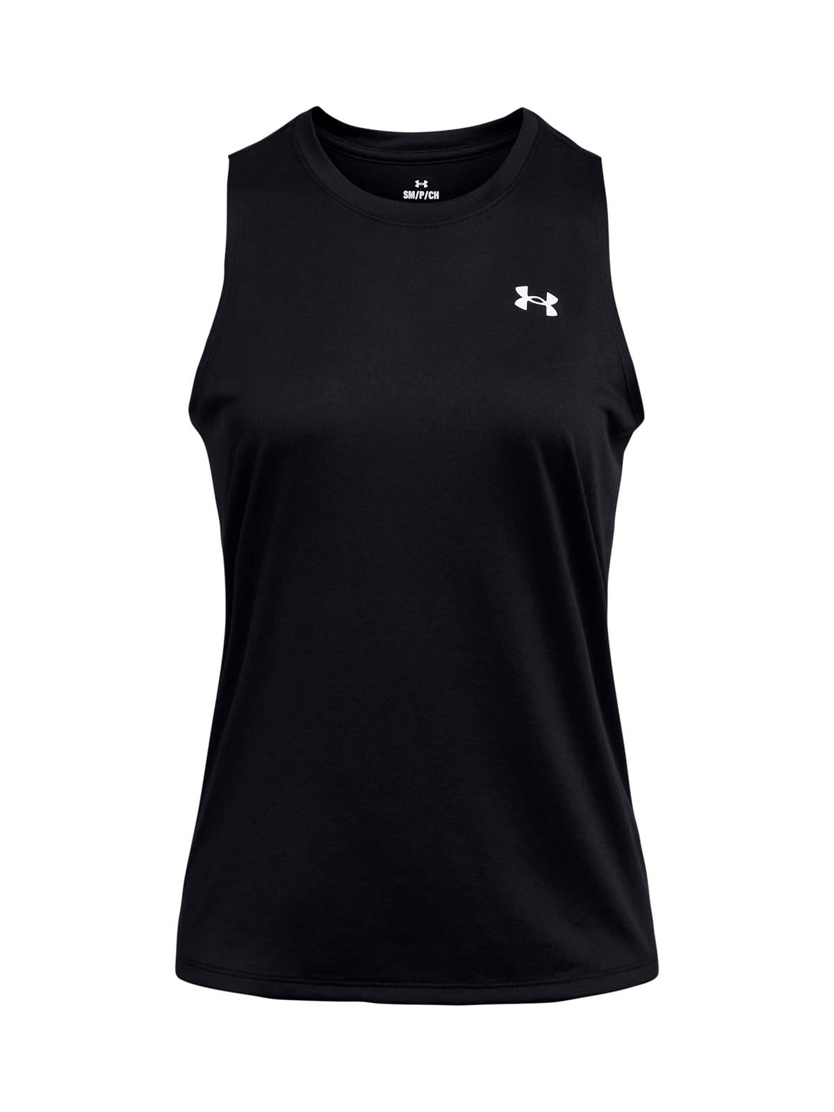POLERA SIN MANGAS TRAINING PARA MUJER TECH NEGRO UA - 1
