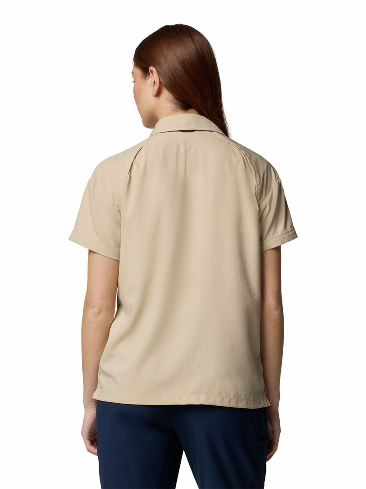 CAMISA M/C MUJER SILVER RIDGE UTILITY BEIGE COLUMBIA - 4
