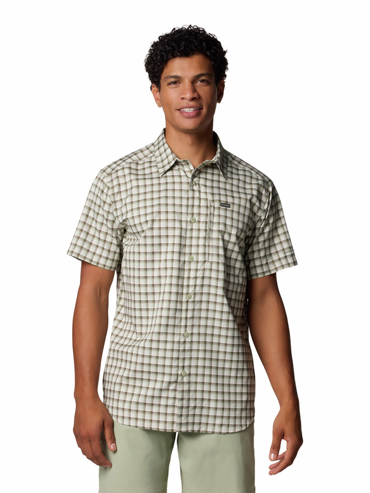 COLUMBIA CAMISA M/C HOMBRE SILVER RIDGE LITE BEIGE COLUMBIA