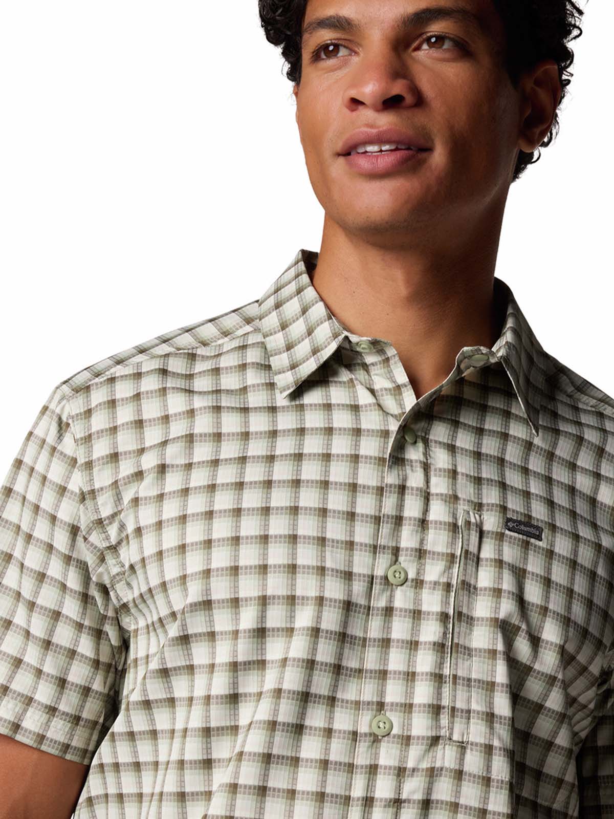 CAMISA M/C HOMBRE SILVER RIDGE LITE BEIGE COLUMBIA - 4