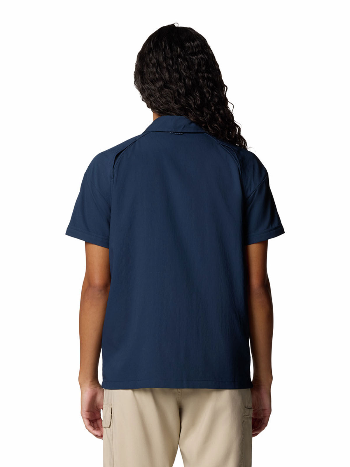 CAMISA M/C MUJER SILVER RIDGE UTILITY AZUL COLUMBIA - 5