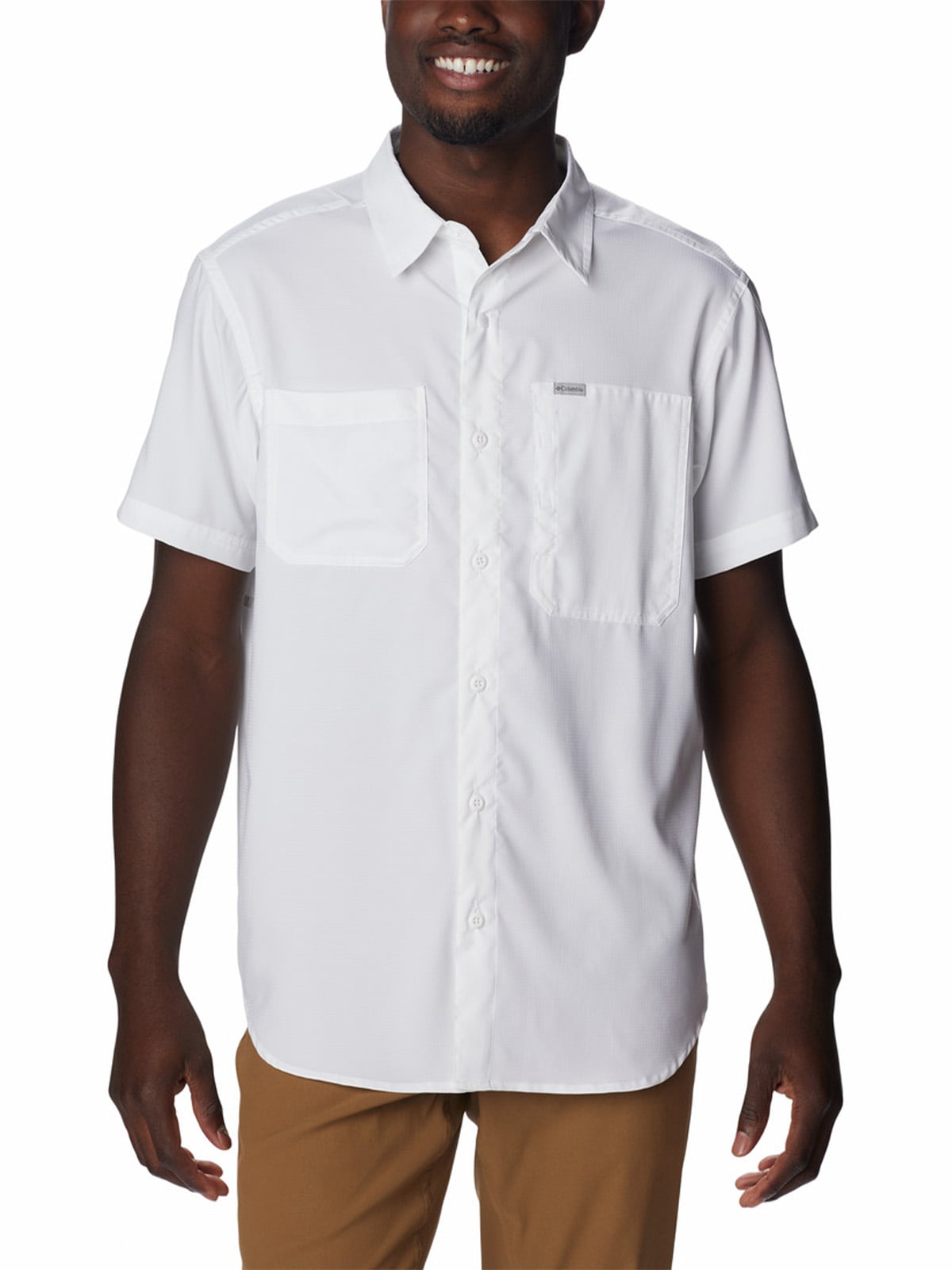 COLUMBIA CAMISA M/C HOMBRE SILVER RIDGE UTILITY BLANCO COLUMBIA