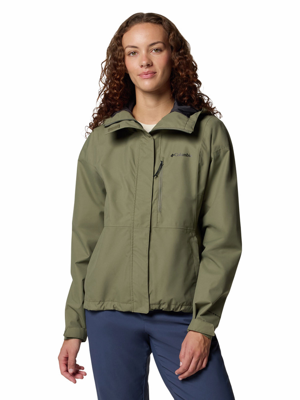 IMPERMEABLE MUJER HIKEBOUND II GRIS COLUMBIA - 1