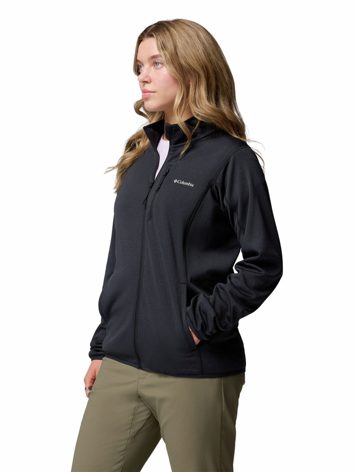 POLAR MUJER ESSENTIAL HIKE GRID NEGRO COLUMBIA - 2