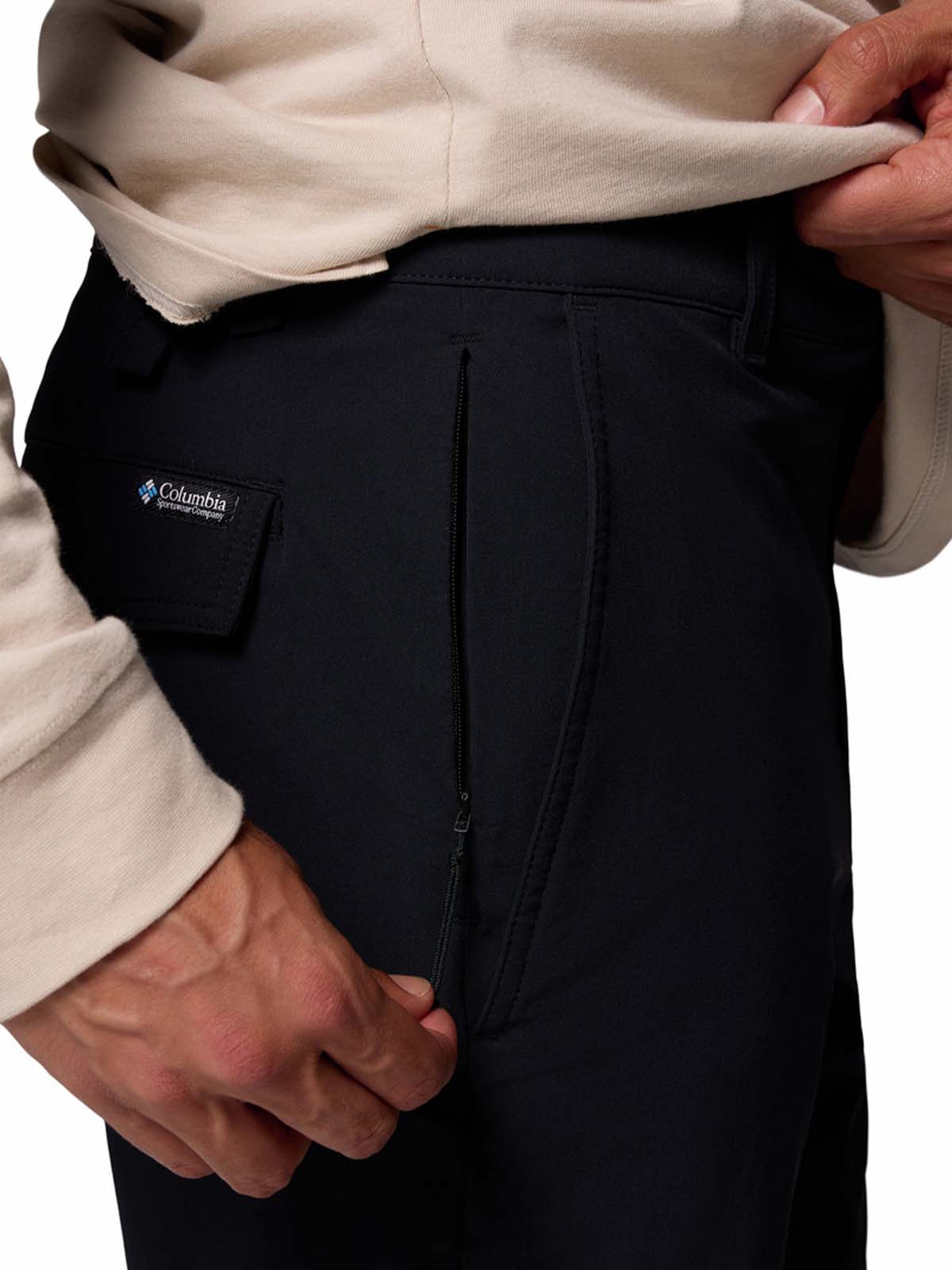 PANTALON HOMBRE ROC TECH CHINO NEGRO COLUMBIA - 4