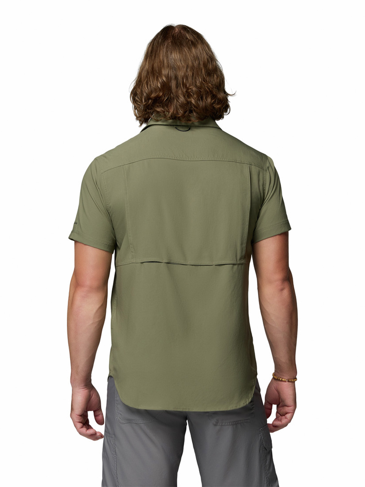 CAMISA M/C HOMBRE SILVER RIDGE UTILITY GRIS COLUMBIA - 5
