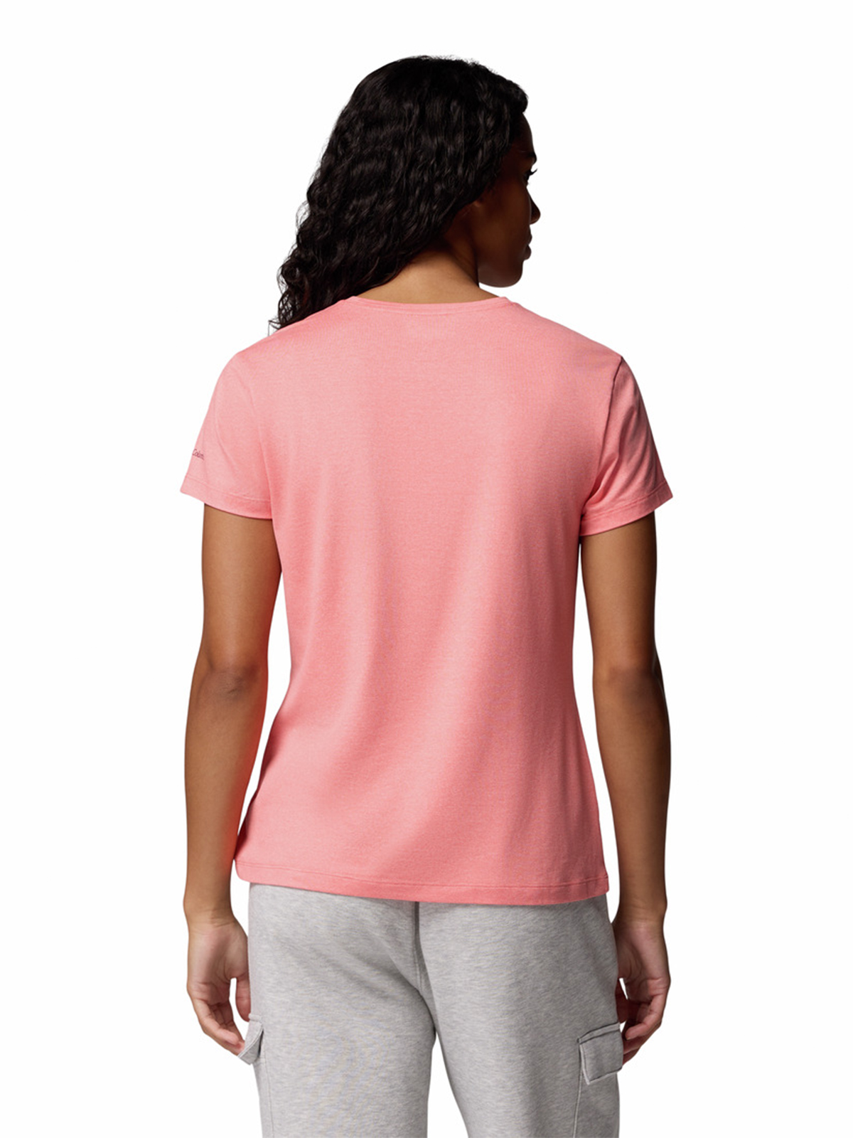 POLERA M/C MUJER SLOAN RIDGE GRAPHIC ROJO COLUMBIA - 5