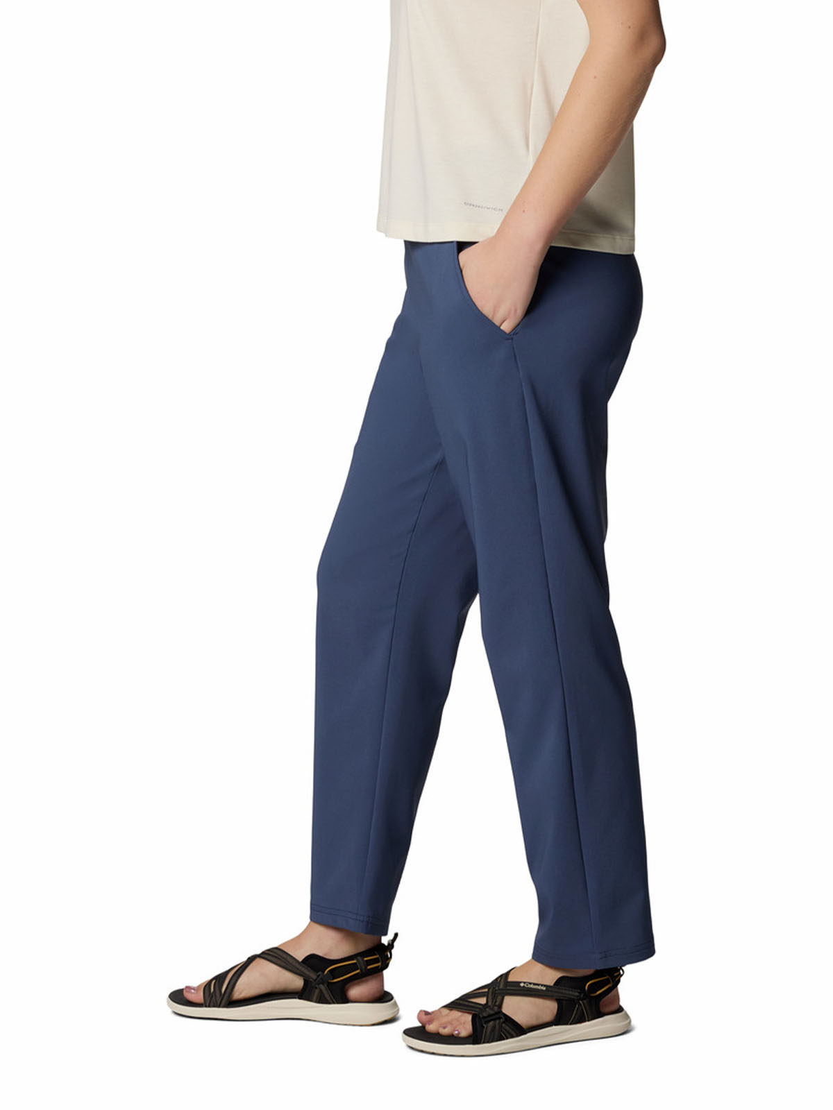 PANTALON MUJER ALL SEASONS PULL-ON AZUL COLUMBIA - 2