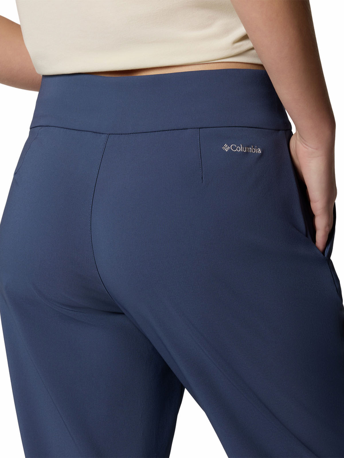 PANTALON MUJER ALL SEASONS PULL-ON AZUL COLUMBIA - 4