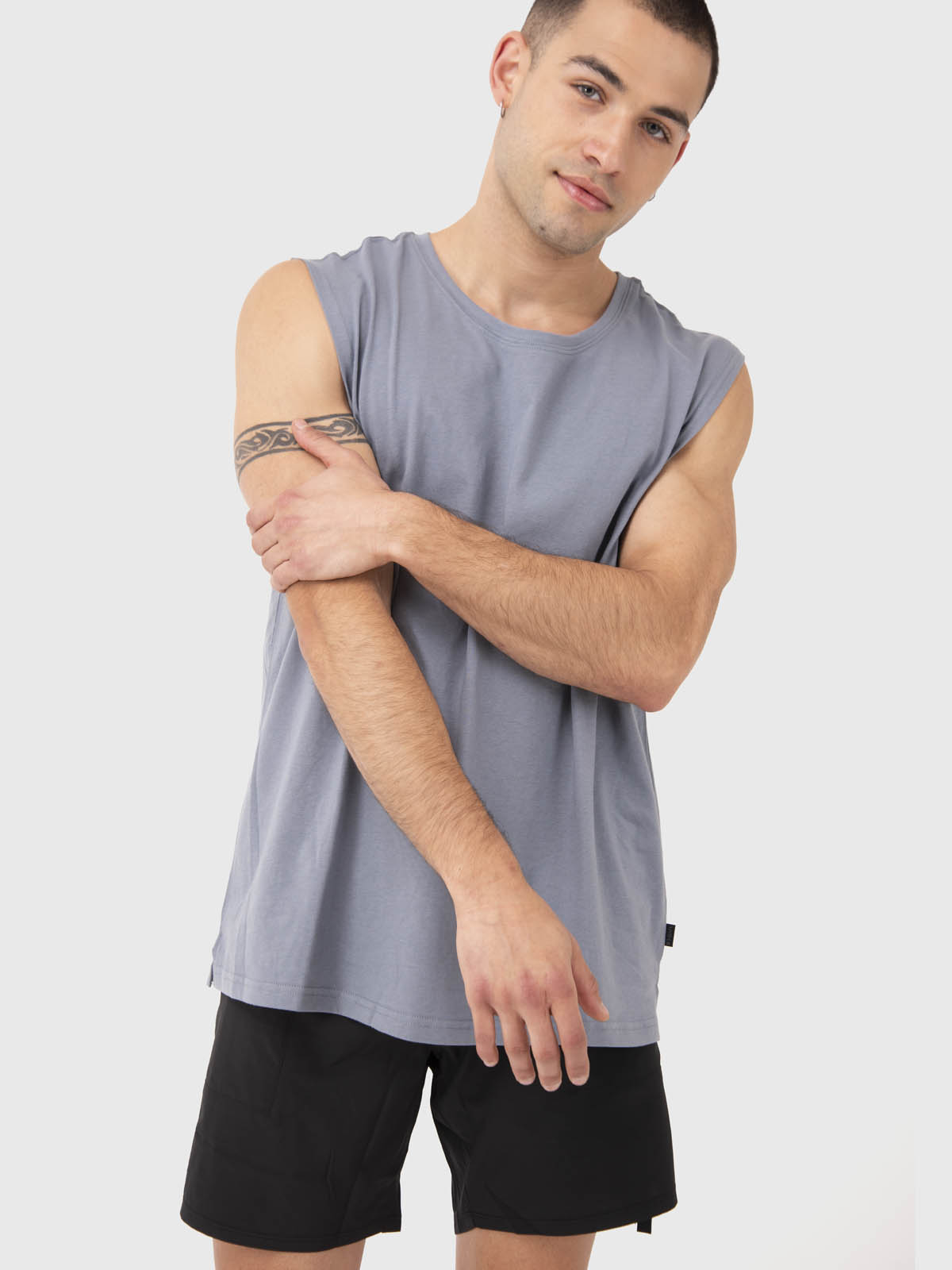 BSOUL POLERA HOMBRE SLEEVELESS GRIS BSOUL