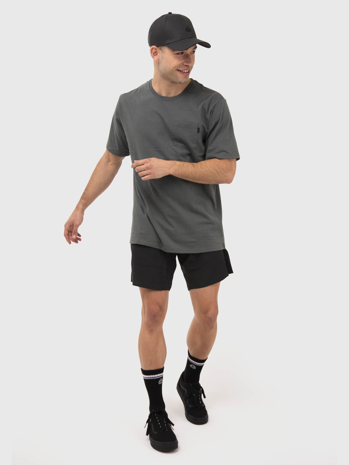 POLERA HOMBRE POCKET T-SHIRT VERDE BSOUL - 4