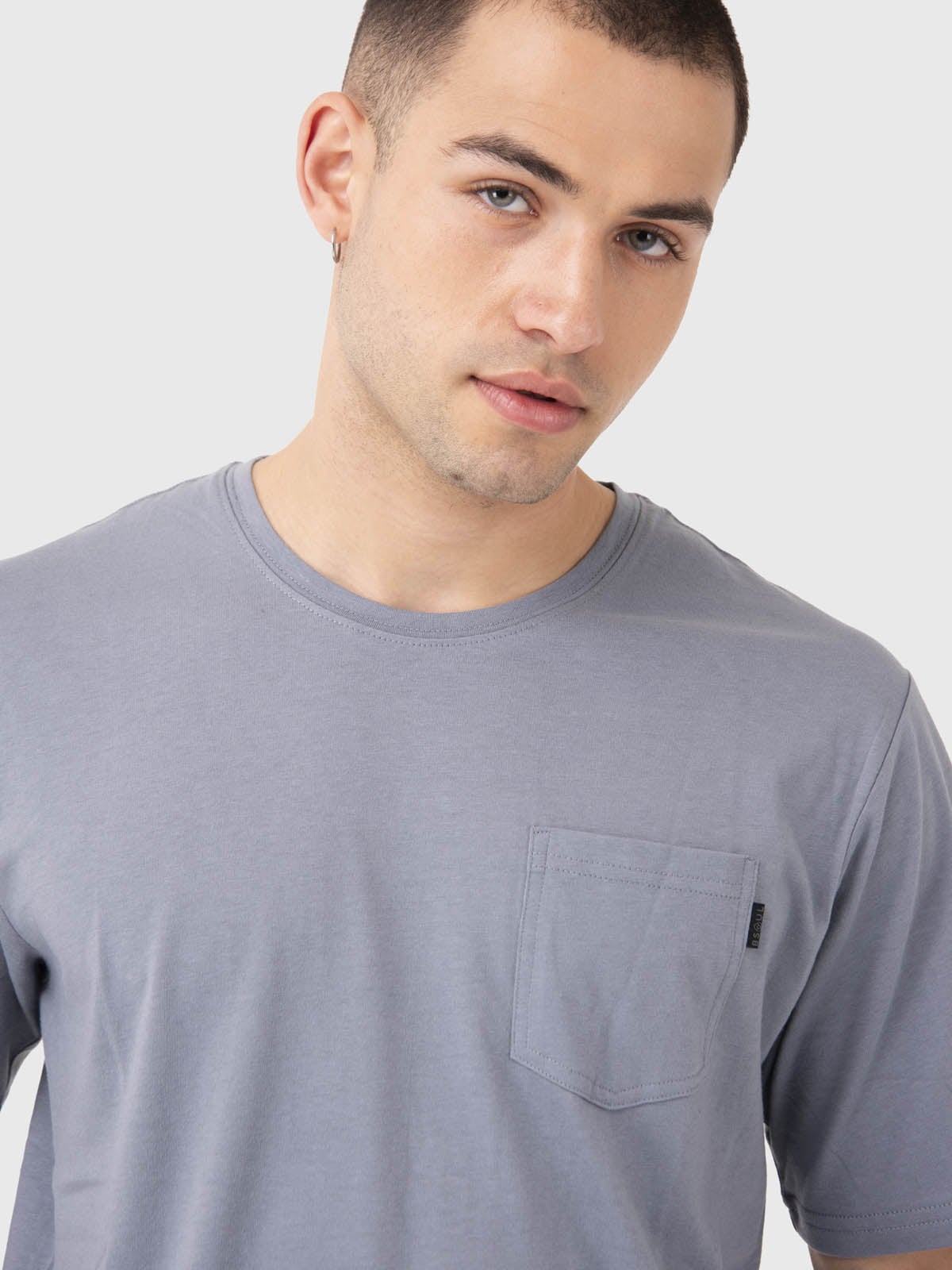 BSOUL POLERA HOMBRE POCKET T-SHIRT GRIS BSOUL