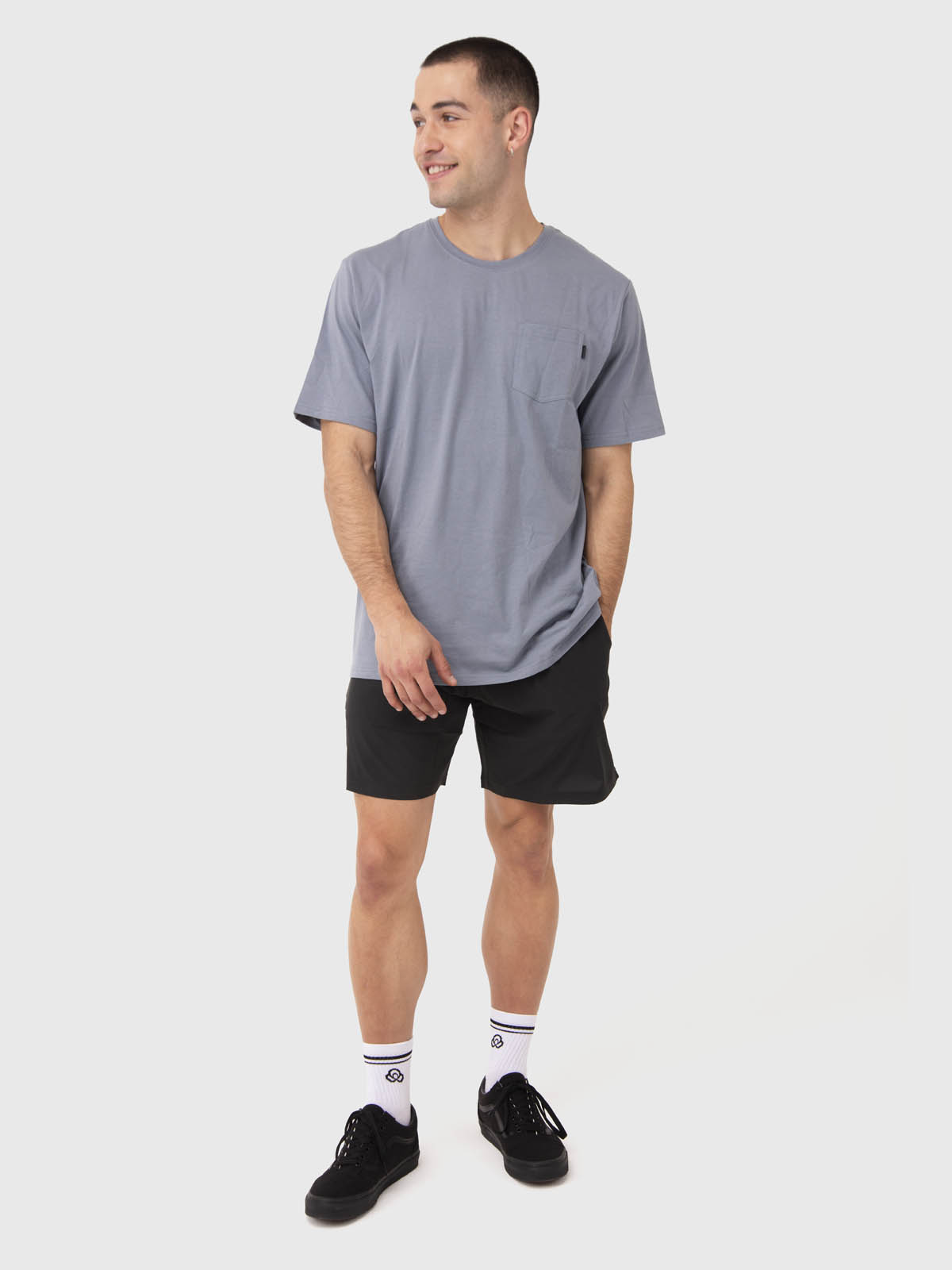 POLERA HOMBRE POCKET T-SHIRT GRIS BSOUL - 5