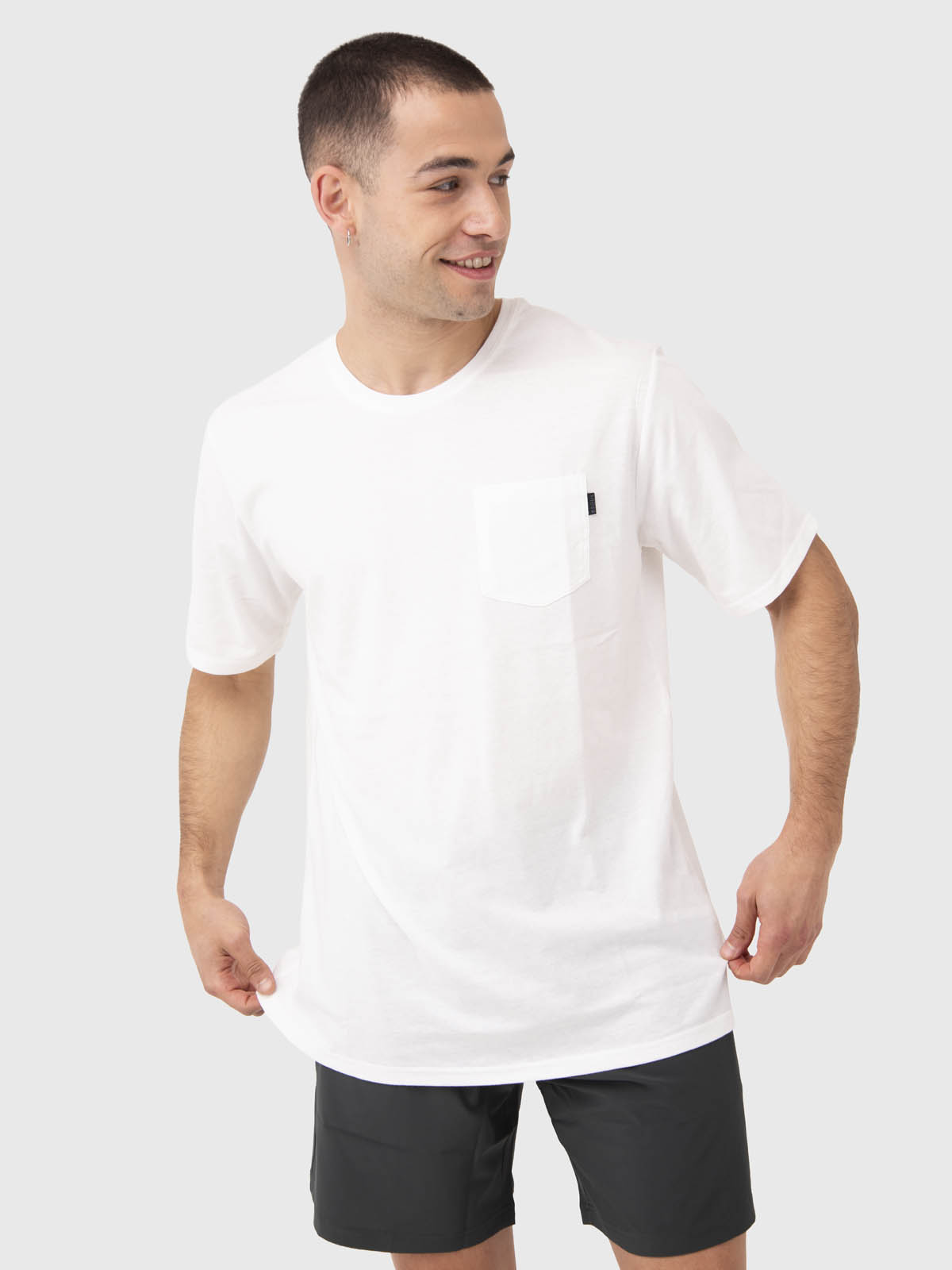 BSOUL POLERA HOMBRE POCKET T-SHIRT BLANCA BSOUL