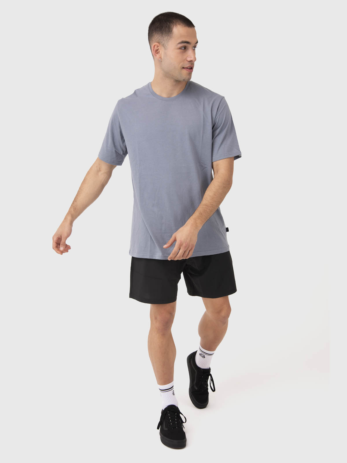 POLERA HOMBRE PRINTED T-SHIRT GRIS BSOUL - 4