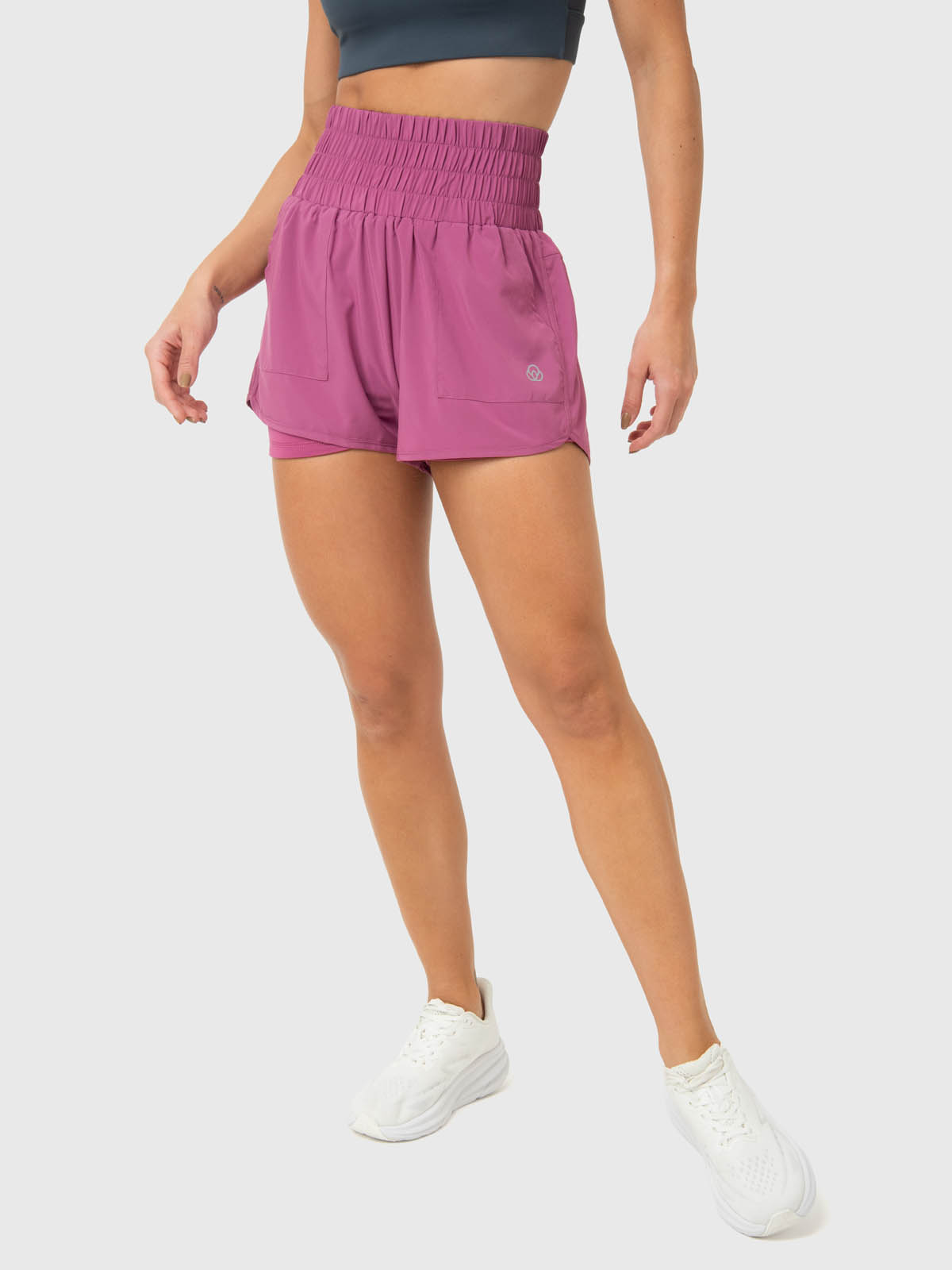 SHORT MUJER POCKET ROSADO BSOUL - 1