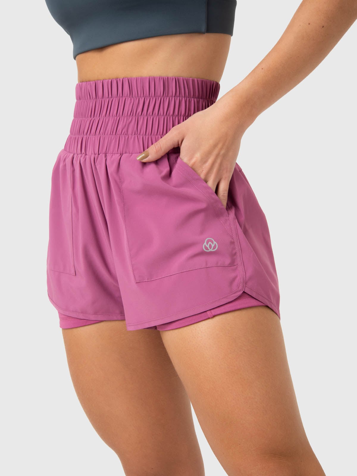 SHORT MUJER POCKET ROSADO BSOUL - 2